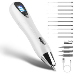 1Pc Skin Tag Remover Skin Tag Repair Kit Tattoo Freckle Wart Mole Remover Pen With 9 Intensity Levels 10 Fine Needles 3 Coarse Needles