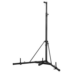 Heavy Duty Punching Bag Frame Boxing Fitness Stand Steel Adjustable Height