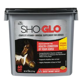 Equine Vitamin and Mineral Supplement Powder – 5 lbs, Supports Coat Shine, Hoof Strength & Vitality