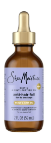 SheaMoisture Moisturizing Scalp & Hair Oil Anti-Hair Fall with Biotin & Multi-Peptide, 2 oz