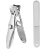 Nail Clippers Sharp Edge Fingernail and Toenail Clipper Cutter Thick Nail Trimmer Stainless Steel for Manicure and Pedicure