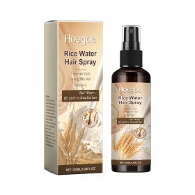 Hoegoa Leavened Rice Water Hair Leave-In Spray, Soft And Fragrant Fluffy And Glossy Nourishing Hair Conditioner Spray