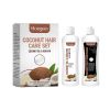 Hoegoa Coconut Milk Hair Repair Set - Gentle cleansing, moisturizing, and smoothing hair care set