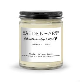 Woodsy Balsam Oasis - Candle for Mindfulness & Meditation - Aromatherapy Candle