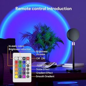 Sunset Lamp Projection Led Lights with Remote Lights