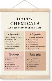 C, Canvas Poster Wood Hanger, Social Psychology Canvas Poster, Mental Health Wall Art, Counseling Room Decor, Inspirational Decor