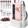 Electric Nail File Professional Kit ,LED Screen Cordless , Home Salon Manicure Pedicure Tools