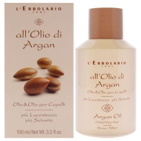 Oil for Hair - Argan Oil by LErbolario for Women - 3.3 oz Oil