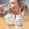 BushAid Turmeric Vitamin Capsules Body Care Capsules Rejuvenate Body And Mind Care Comfort Capsules