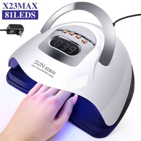 SUN X23MAX 81LED UV Lamp for Nails Drying Quick Curing All Gel Nail Polish Professional Powerful UV Light Dryer Manicure Salon