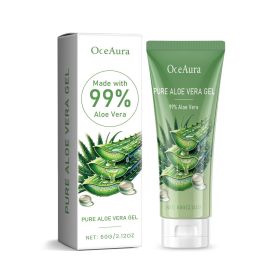 OceAura Aloe Vera Skin Care Gel - Hydrating Moisturizer for Face, Soothes Acne-prone Skin, Post-sun Care Aloe Gel Cream