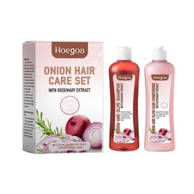 Hoegoa Onion and Rosemary Shampoo Set - Nourishing and Repairing Dry and Frizzy Hair Care Set for Smooth, Shiny Hair