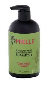 Mielle Rosemary Mint Nourishing Strengthening Daily Shampoo with Biotin, 12 fl oz, All Hair Types