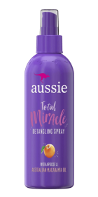 Aussie Total Miracle Kids Detangling Spray, for All Hair Types, Paraben Free, 8 fl oz