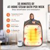 VEVOR Portable Personal Steam Sauna Spa Tent with 1200 Watt Steam Generator, with Chair & Storage Bag
