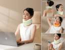 PSHZU5 neck massager neck support massage 360° anti-bow support 850 mAh endurance time 2h constant temperature hot compress