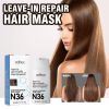 EELHOE Leavehin Hair Mask, Dry And Frizzy Hair Smooth Smooth Anti-Loss Hair Care Hair Mask
