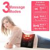 Lower Back Massager Heating Pad Cordless Heating Pad for 3 Heat Levels 3 Massage Modes for Back Belly Cramps Pain Relief