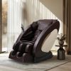 Massage Chairs Full Body Massage Recliner with Foot Roller,Airbag Massage SL Track, Zero Gravity, Bluetooth Speaker,Brown