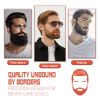 East Moon Beard Bushy Roller, Strong Root Moistens Soft Light For Men Nourishing Bushy Growing Beard Comb