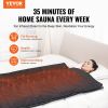 VEVOR Sauna Blanket for Detoxification, Portable Far Infrared Sauna for Home Relaxation, 1-6 Level Adjustable Temp Range 95-185 F, 1-60 Minutes Timer