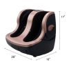 Smart Leg Massager with Multi-Level Adjustable, Quiet Operation, Acupressure & Meridian Therapy, Safe & Effective Foot Massager-RoseGold