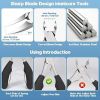 Podiatrist Toenail Clippers, Professional Heavy Duty Ingrown & Thick Toe Nail Clippers for Men & Seniors