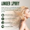 EELHOE Ginger Dense Hair Spray Nourishes Hair Follicles, s Hair Loss And Breaks, Moisturizes And Thickens Hair Spray