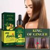 Jaysuing Ginger Hair Care Essential Oil Refreshing And Nourishing Scalp Follicles And Strengthening Hair Nutrition Solution