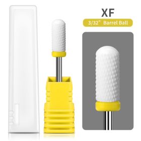 1PCS Nail Cone Tip Ceramic Drill Bits Electric Cuticle Clean Rotary For Manicure Pedicure Grinding Head Sander Tool If you purchase more than two item (Type: MJ187-20)