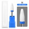 1PCS Nail Cone Tip Ceramic Drill Bits Electric Cuticle Clean Rotary For Manicure Pedicure Grinding Head Sander Tool If you purchase more than two item
