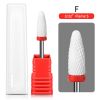 1PCS Nail Cone Tip Ceramic Drill Bits Electric Cuticle Clean Rotary For Manicure Pedicure Grinding Head Sander Tool If you purchase more than two item