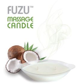 Fuzu Massage Candle Coconut Passion 4oz (SKU: DLMCCOCO)