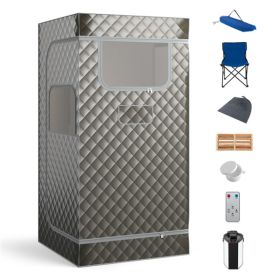 Portable sauna tent room (Color: as picture)