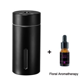 Car Humidifier Rechargeable Intelligent Mute Colorful Ambient Light USB Portable Air Fragrance Diffuser For Vehicle Essential Oil Cool Cup Aromatherap (fragrance: Floral Aromatherapy)