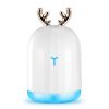 Ultrasonic Cool Mist Humidifier 220ml Air Diffuser Atomizer with 7 Color Breathing Lights for Home Office Gym Relax