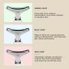 Face and Neck Massager 3 Colors EMS Beauty Device Lifting Tighten Facial Massagers Wrinkle Remover Reduce Double Chin Devices for Woman