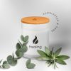 Soy Healing Candle for Cleansing, Energy Renewal | Aromatherapy with Eucalyptus, Pine, Sage & Mint | 50 Hour Burn