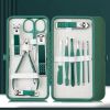 Portable Travel Nail Clipper Set for Manicure Pedicure Set